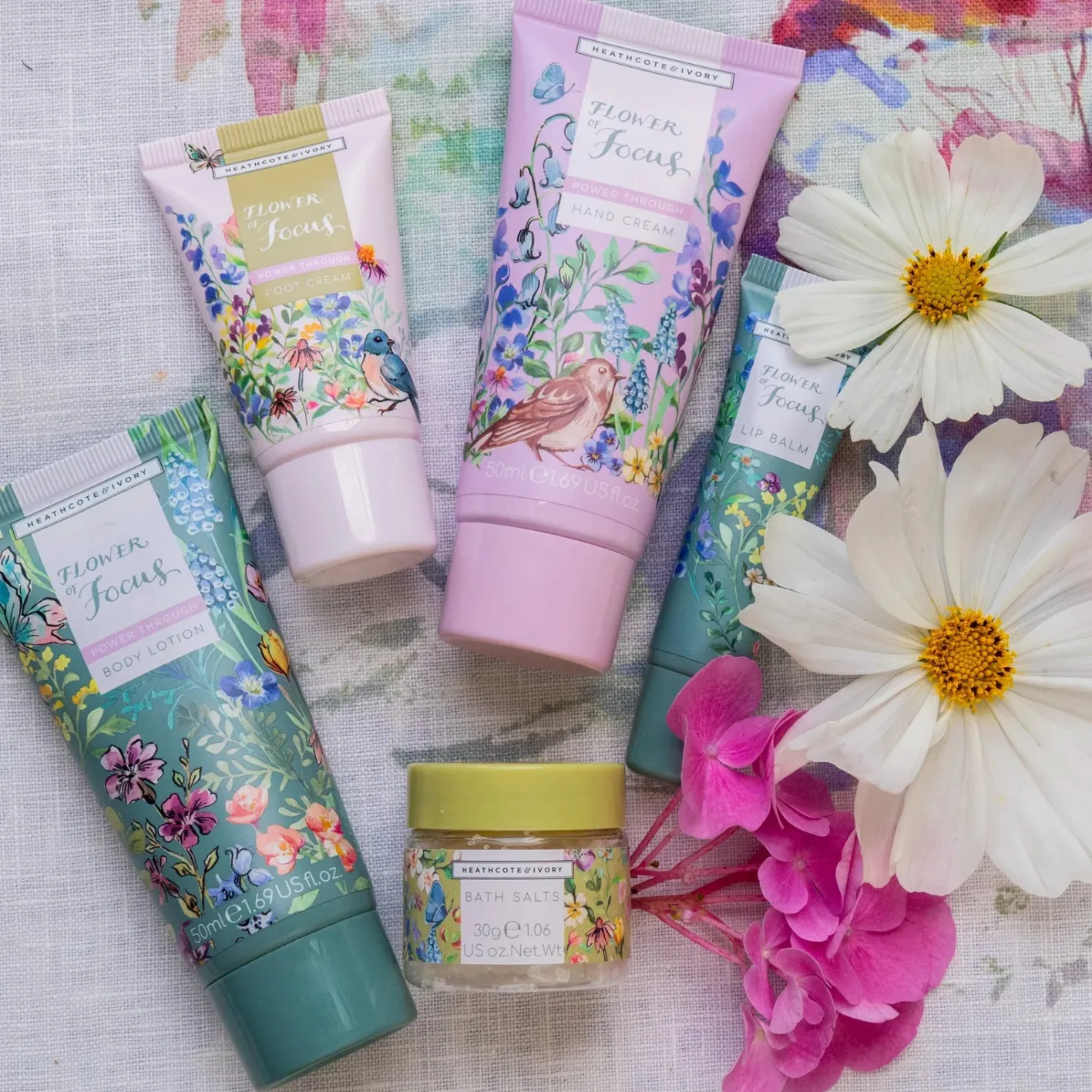 Heathcote & Ivory Flower of Focus Power Through Top to Toe Kit