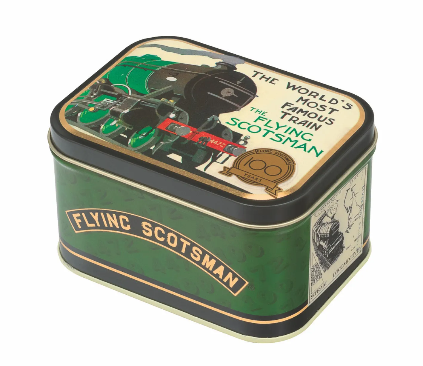 Elite Tins Flying Scotsman Small Rectangular Tin
