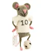 Sew Heart Felt Footballer Mouse-- White