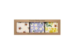 Emma Bridgewater Forget Me Not & Primrose Set 3 Square Caddies