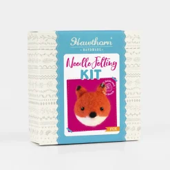 Hawthorn Handmade Fox Brooch Felting Kit