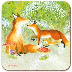 Emma Ball Foxes Coaster