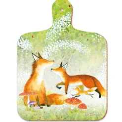 Emma Ball Foxes Mini Chopping Board
