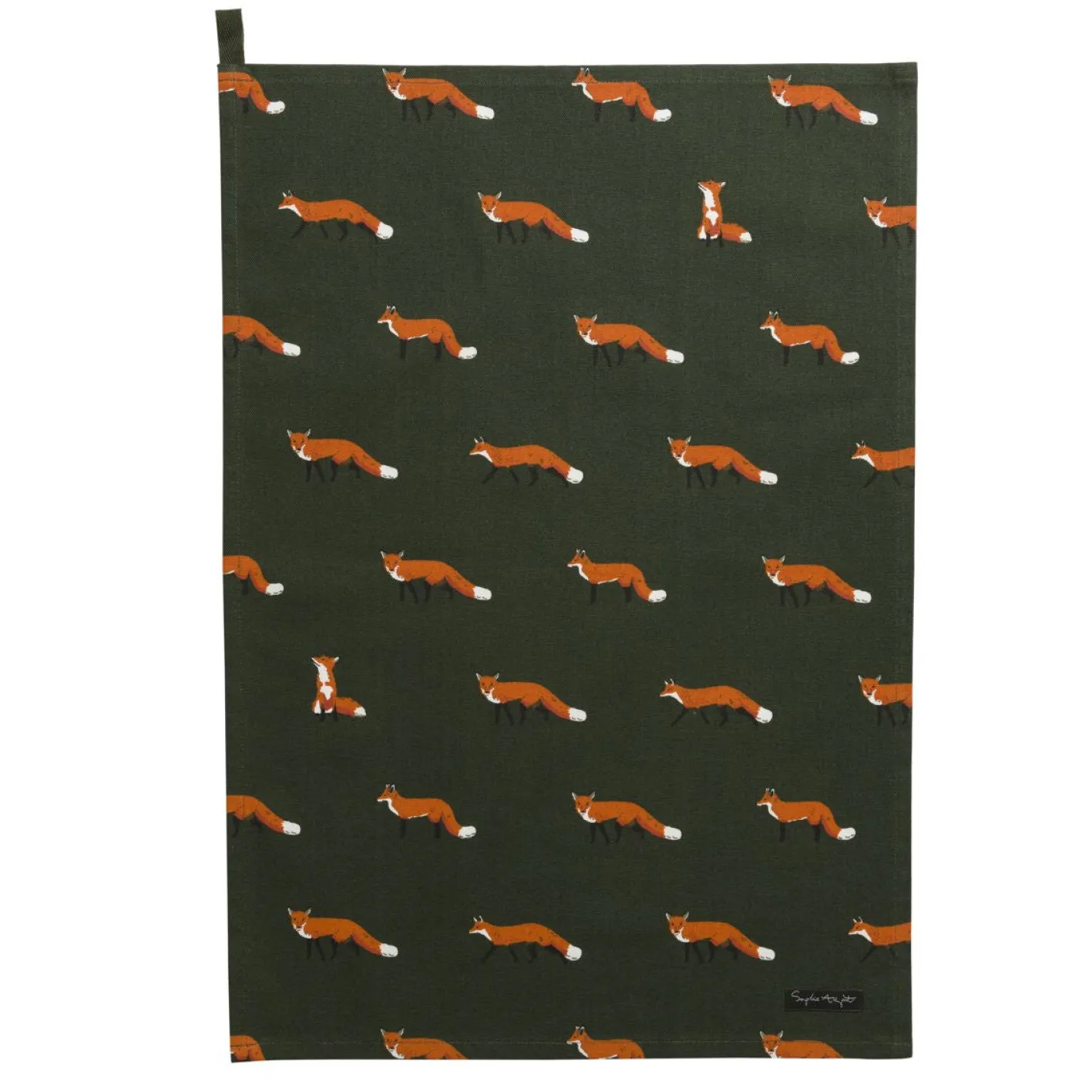 Sophie Allport Foxes Tea Towel
