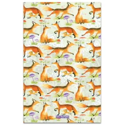Emma Ball Foxes Tea Towel