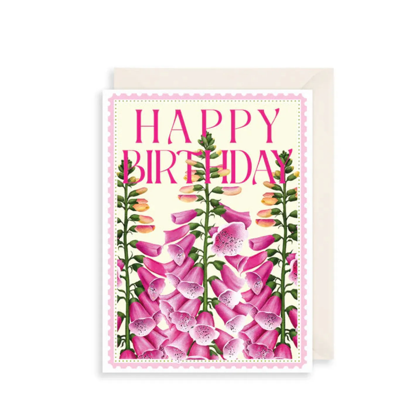 The Art File Foxgloves Greeting Card