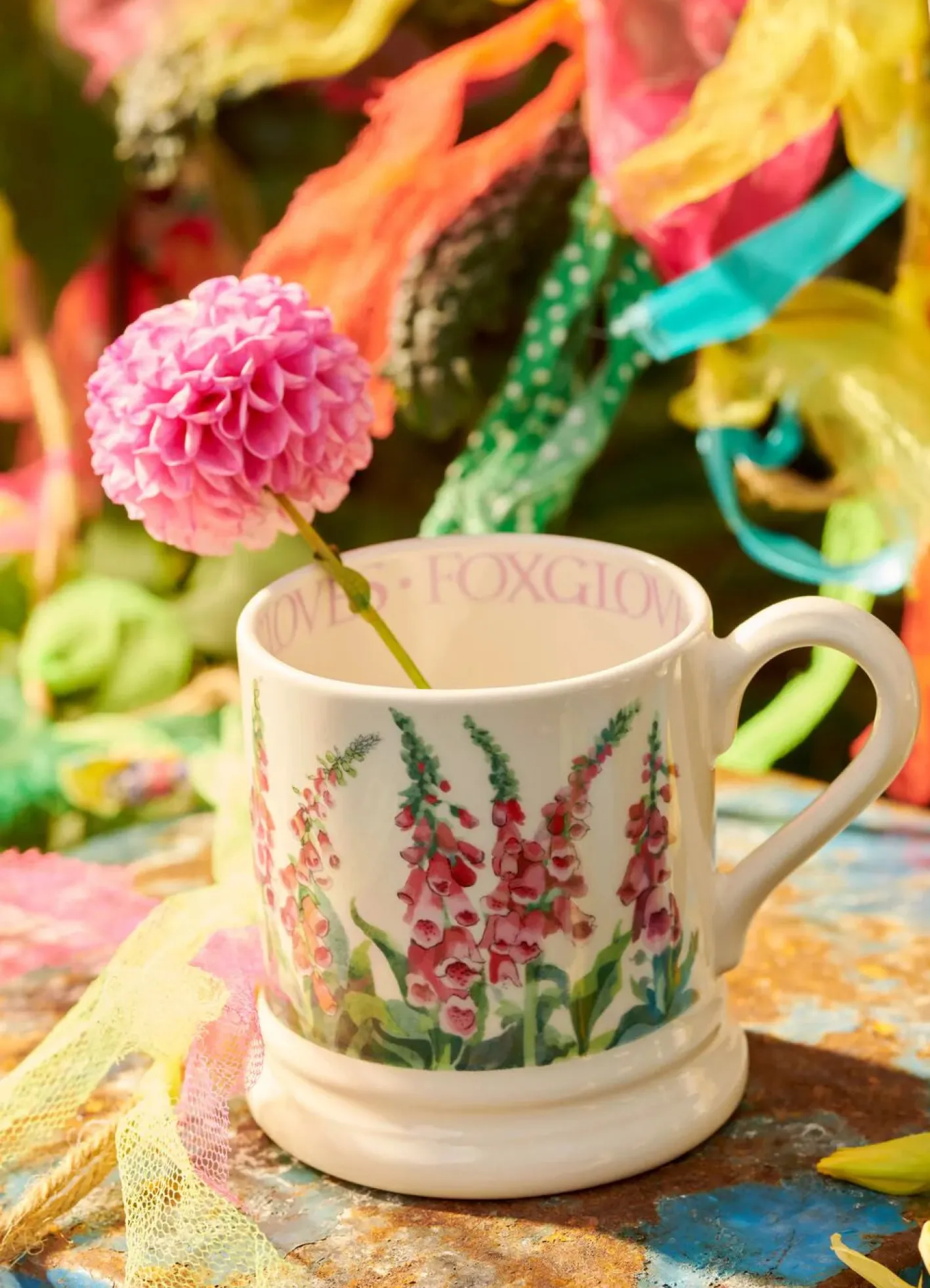 Emma Bridgewater Foxgloves 1/2 Pint Mug