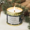 Toasted Crumpet Frankincense & Myrrh Candle in a Matte Gold Tin