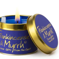 Lily-Flame Frankincense & Myrrh Scented Candle