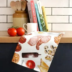 Corinne Alexander Full English Tea Towel by
