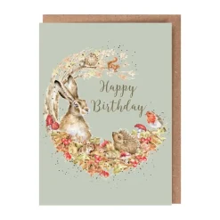 Wrendale Designs 'Fungi Foray' Woodland Birthday Greetings Card