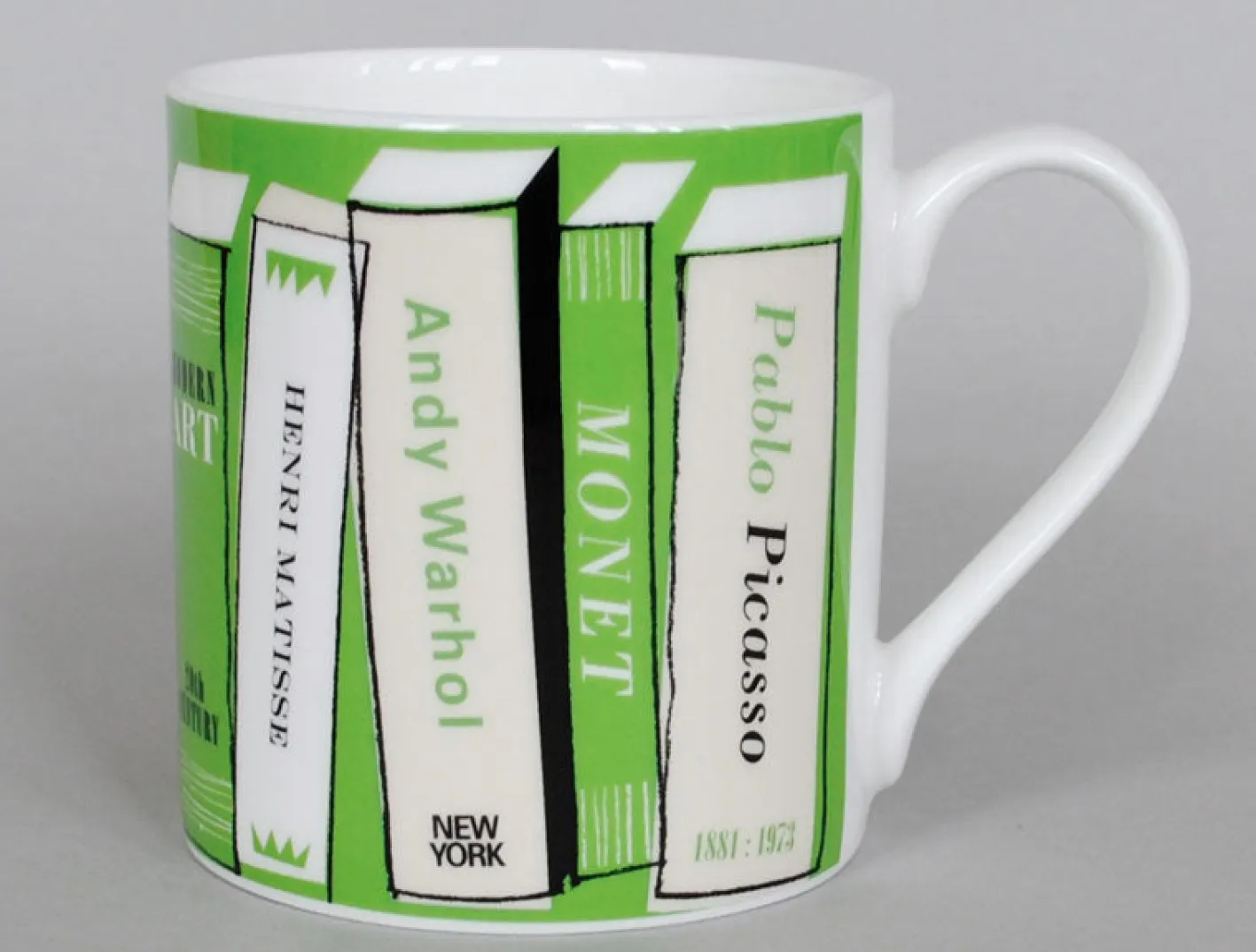 Repeat Repeat Gallery Art Book Mug - Green