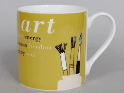 Repeat Repeat Gallery Art Mug - Olive