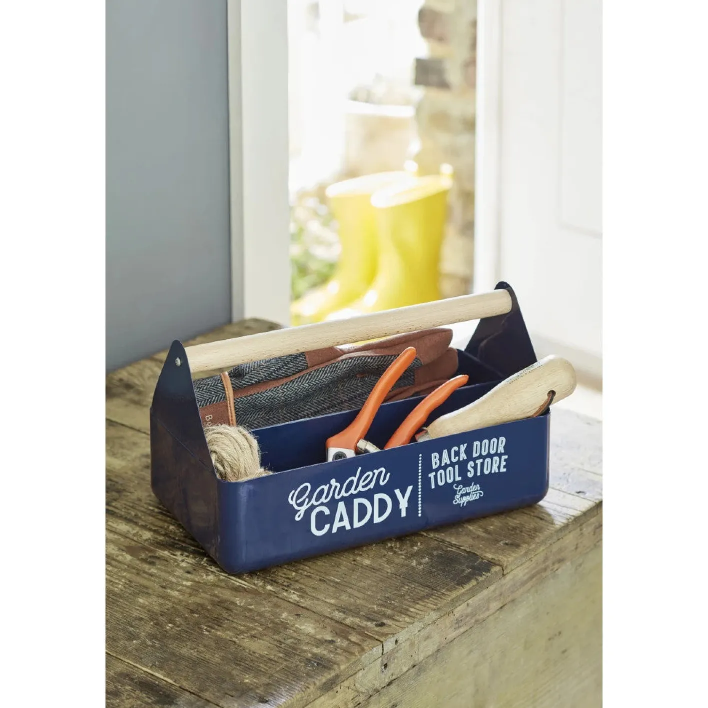 Burgon & Ball Garden Caddy in Atlantic Blue