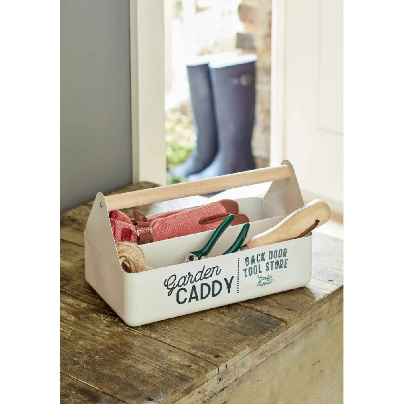 Burgon & Ball Garden Caddy in Stone