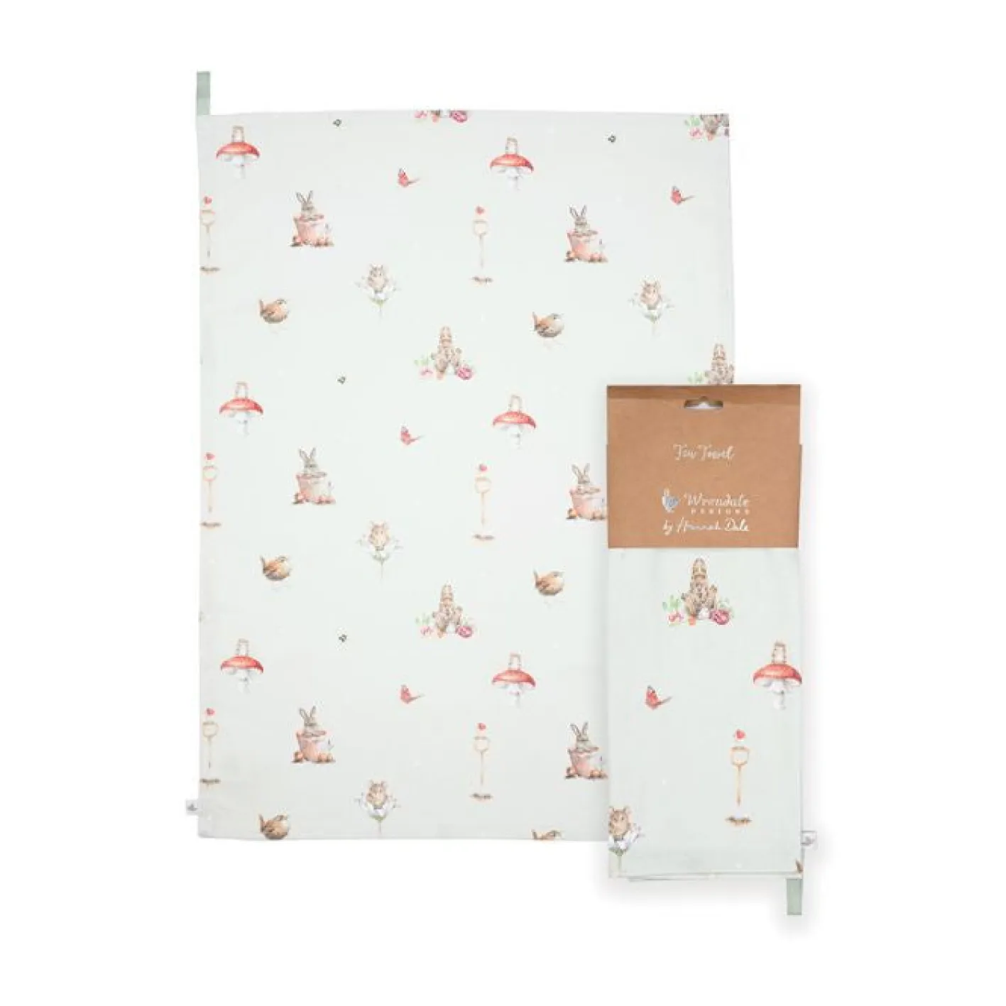 Wrendale Designs 'Garden Friends' Garden Animal Tea Towel