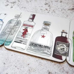 Corinne Alexander Gin Coaster Set by