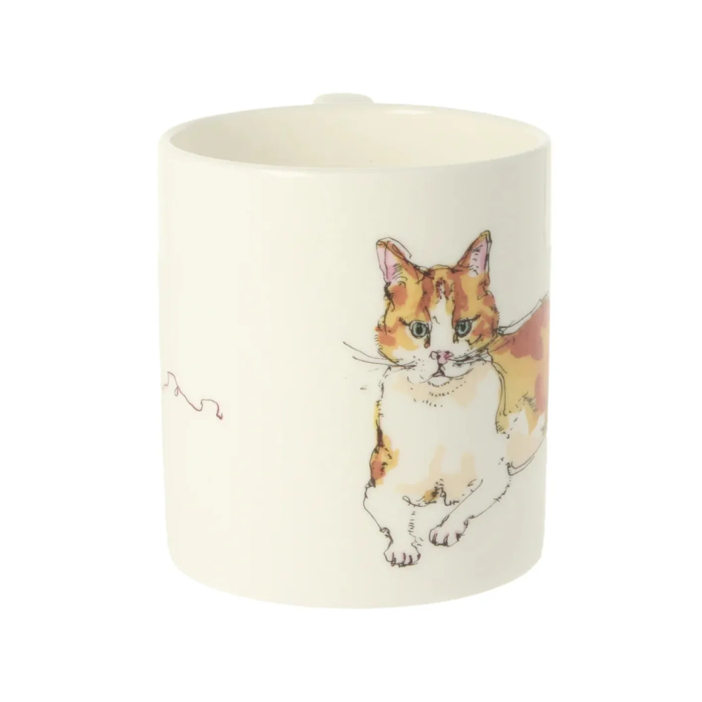 Mclaggan Smith Ginger and White Cat Bone China Mug