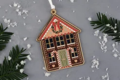 Nancy & Betty Gingerbread House Tree Decoration