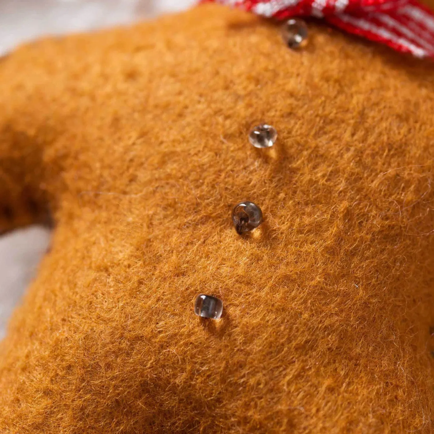 Corinne Lapierre Gingerbread Man Wool Mix Felt Craft Mini Kit