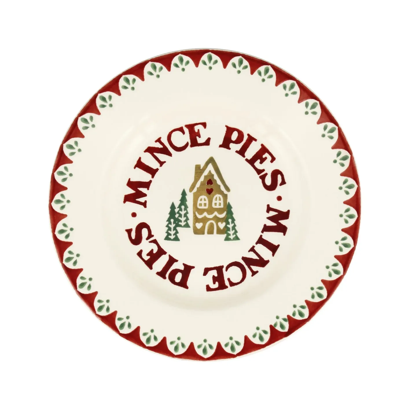 Emma Bridgewater Gingerbread Mince Pies 8 1/2 inch Plate