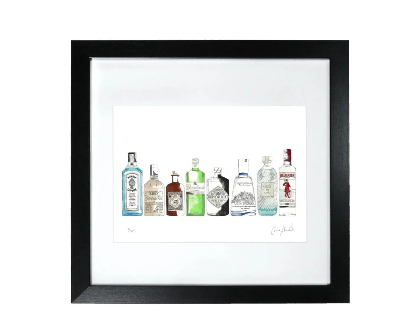 Corinne Alexander Gin Print by