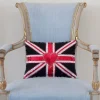 Jan Constantine Glam Rock Sequin Union Jack Pillow