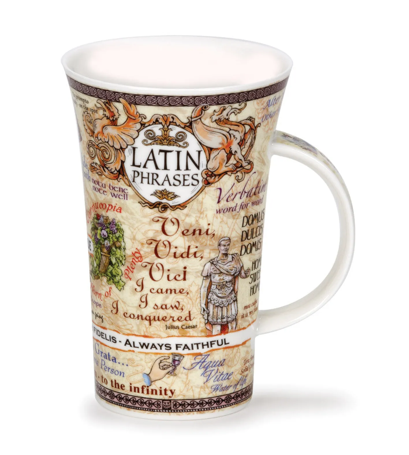 Dunoon Glencoe Latin Phrases Mug