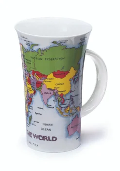 Dunoon Glencoe Map of the World Mug