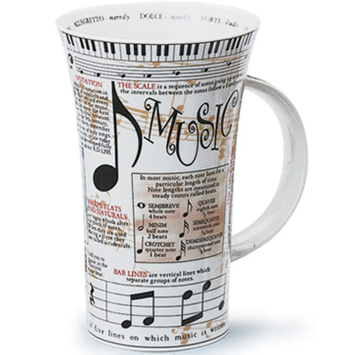 Dunoon Glencoe Music Mug
