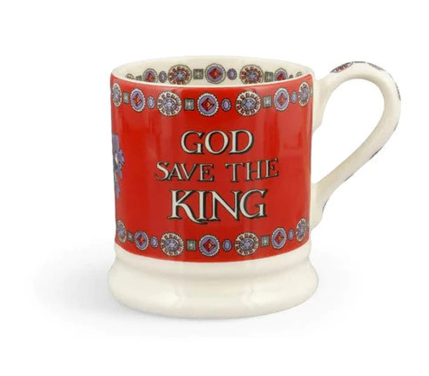 Emma Bridgewater God Save The King 1/2 Pint Mug
