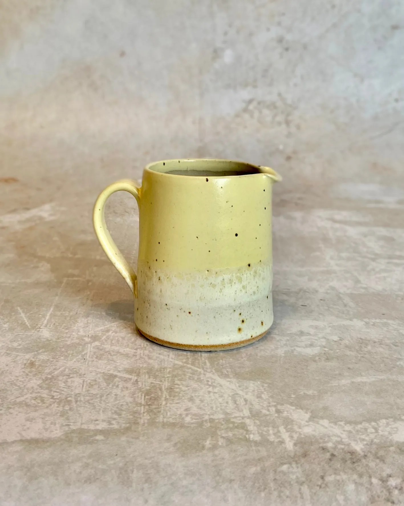 Emily Doran Pottery Golden Sand Milk Jug