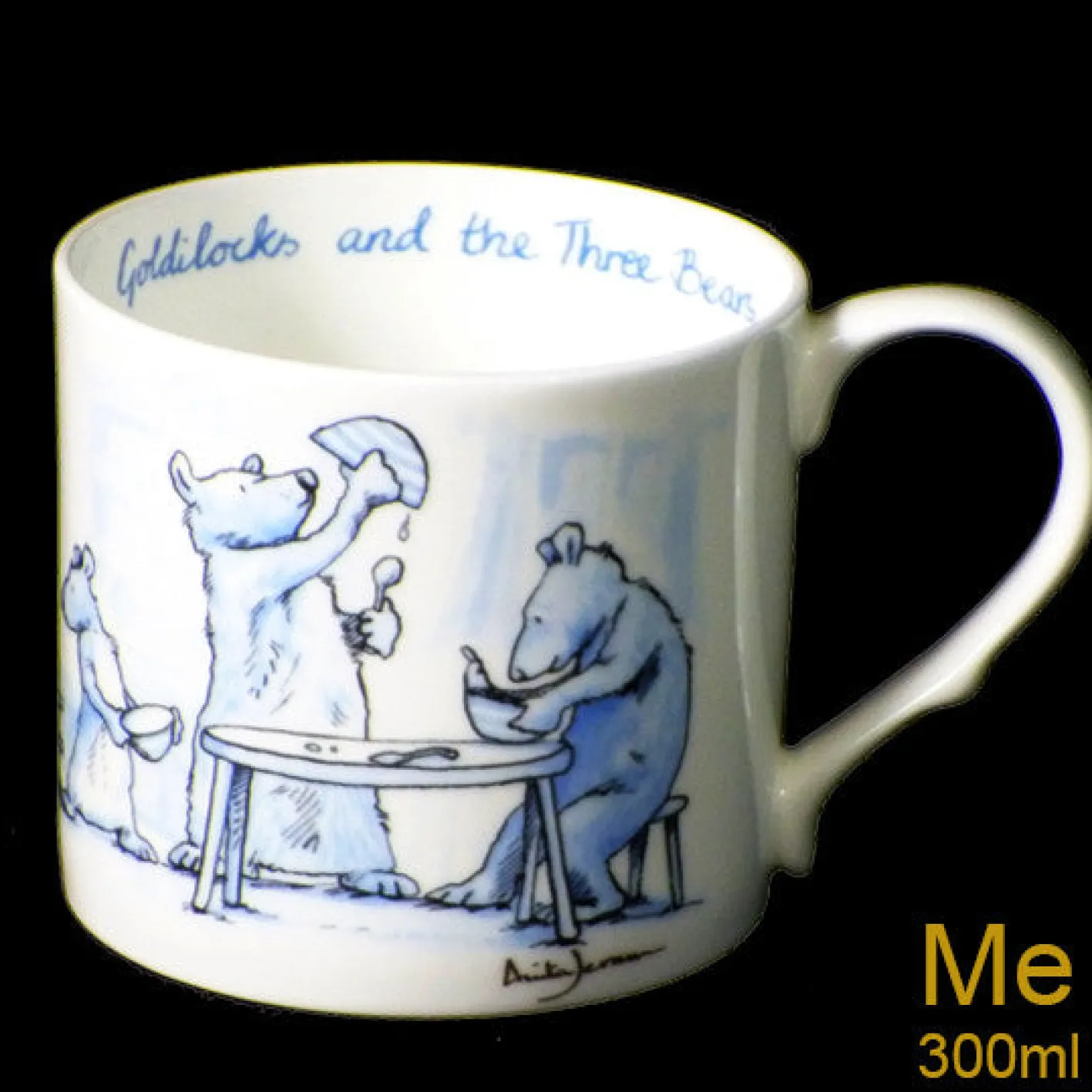 Two Bad Mice Goldilocks Blue Mug