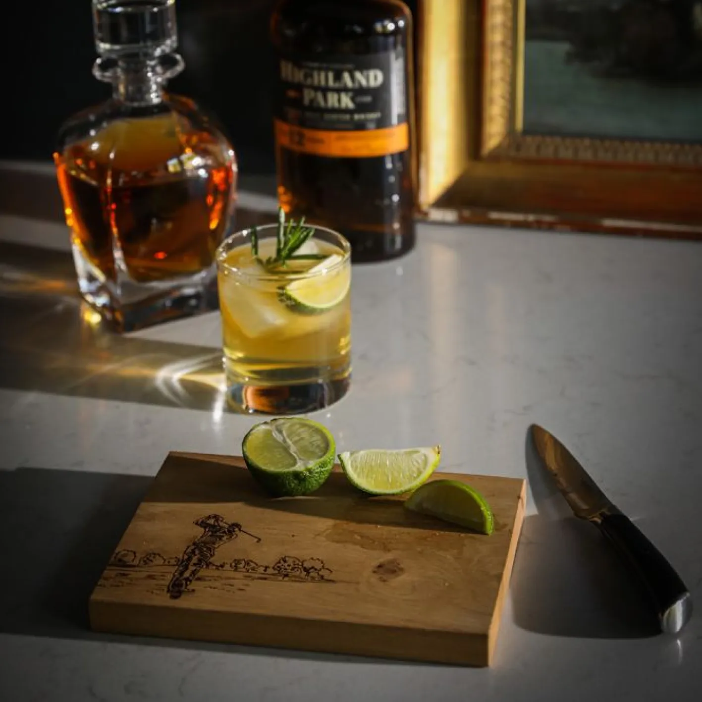 Selbrae Golfing Oak Bar Board