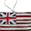 St. Nicolas Grand Union Sparkly Flag Decoration