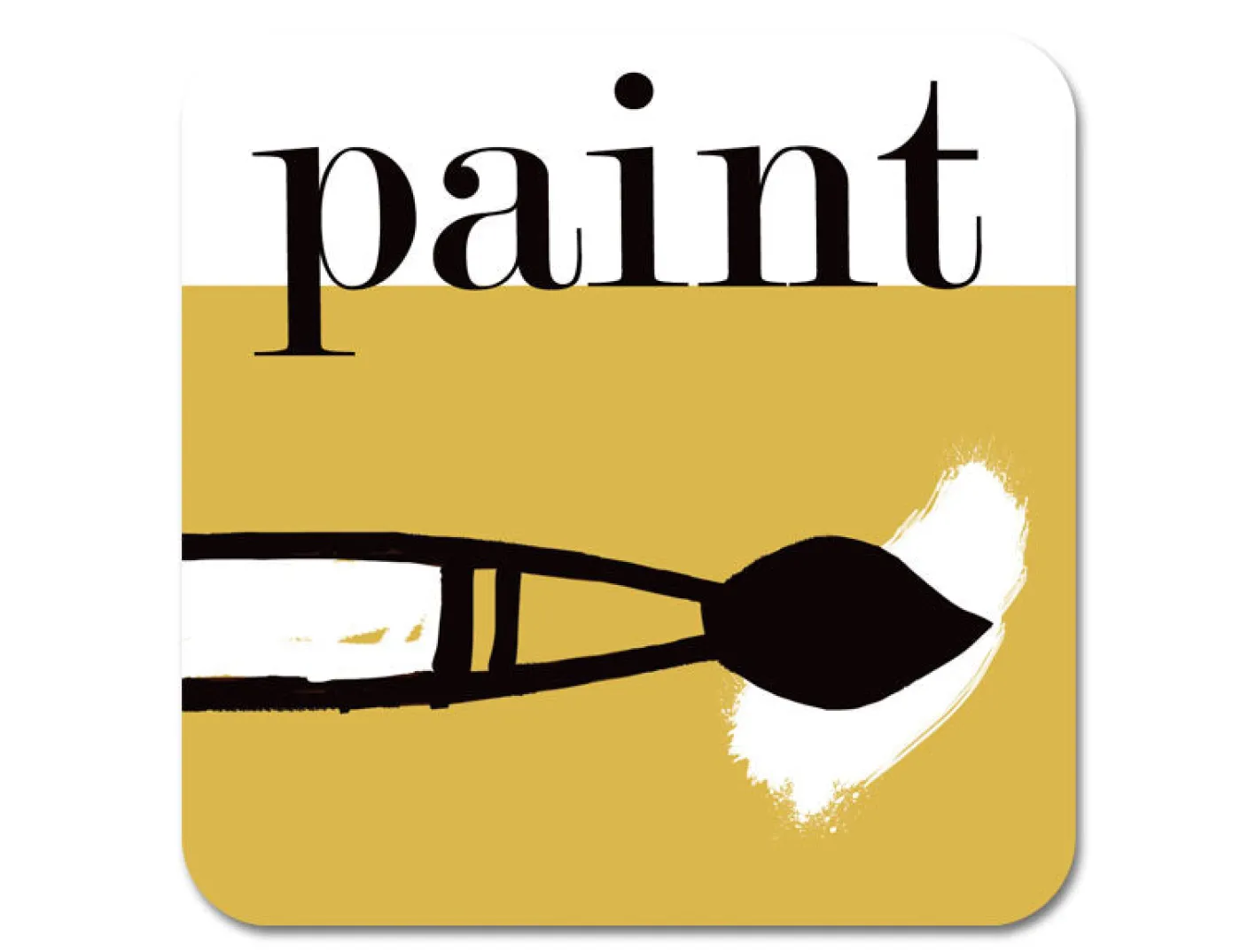 Repeat Repeat Graphic Paint Coaster
