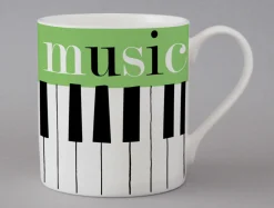 Repeat Repeat Graphic Piano Mug