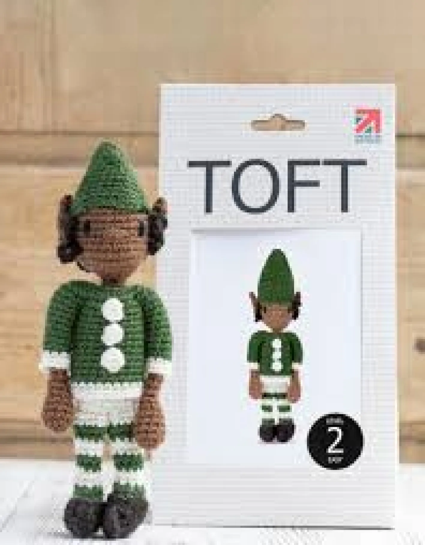 Toft Crafts Green Elf Doll Crochet Kit
