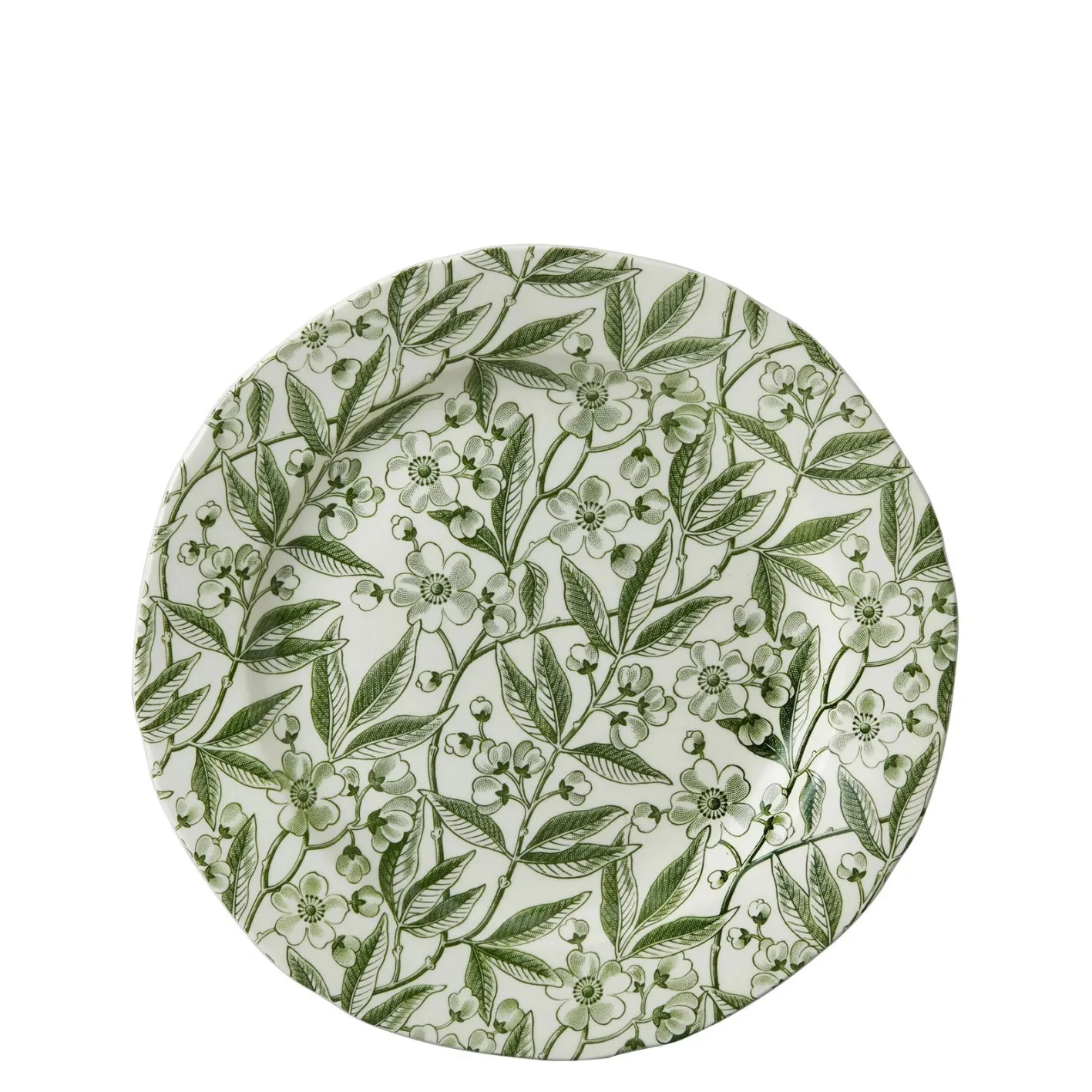 Burleigh Green Prunus Plate 8 1/2 in (21.5cm)