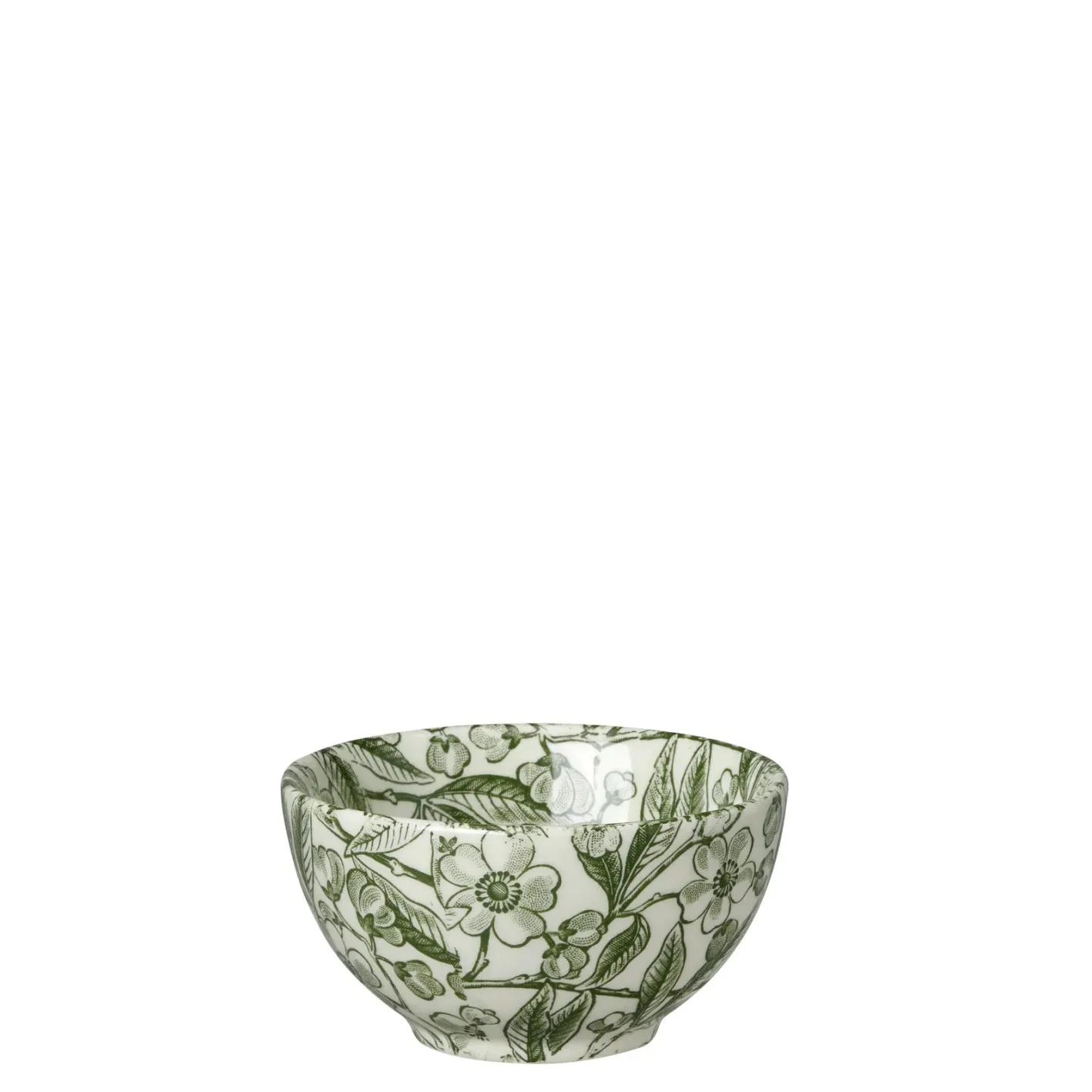 Burleigh Green Prunus Small Sugar Bowl - 3.75in/9.5cm