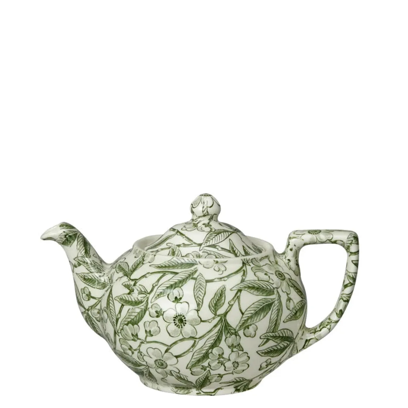 Burleigh Green Prunus Small Teapot