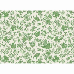 Burleigh Green Regal Peacock Pad of 24 Paper Placemats