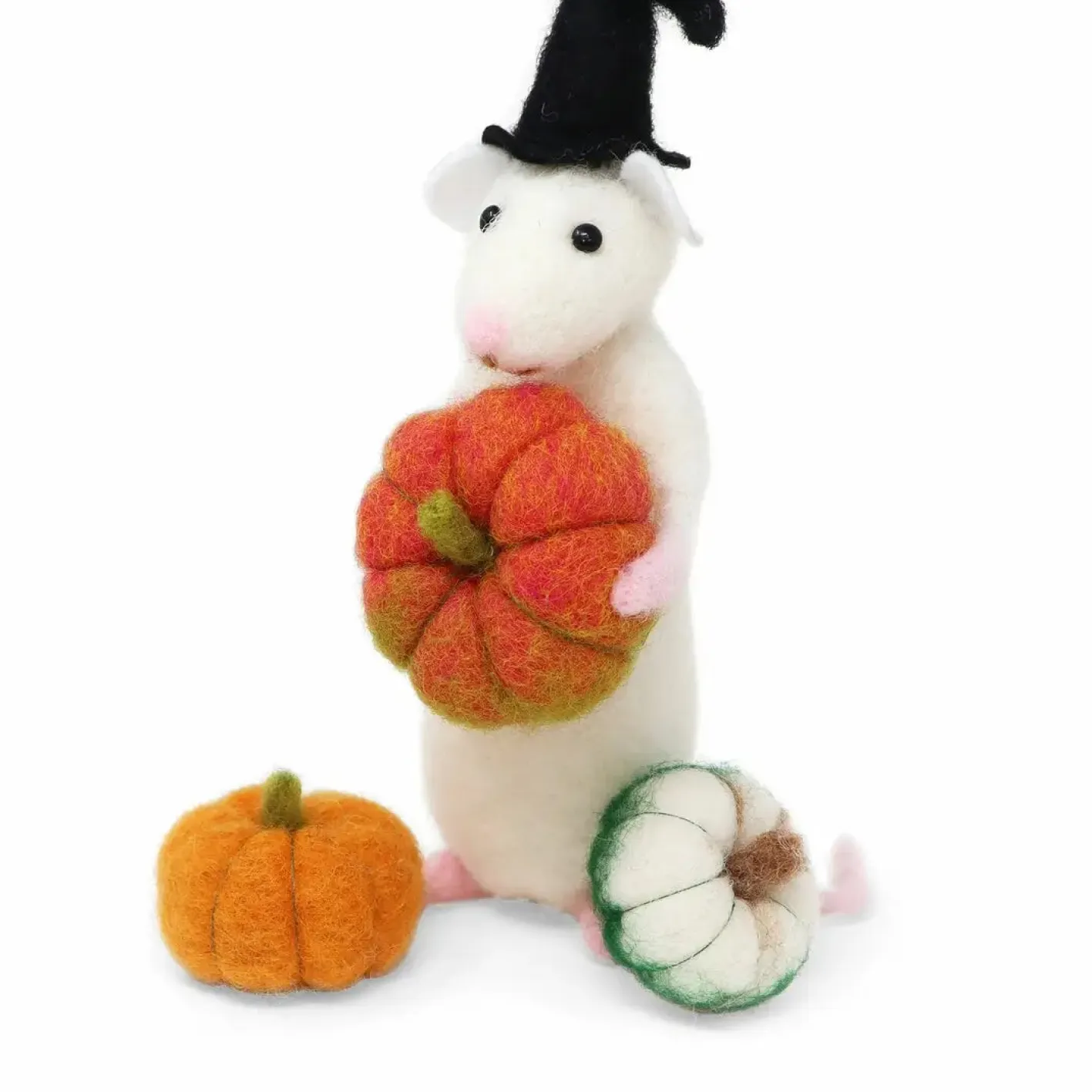 The Crafty Kit Co. Halloween Mouse Needle Felting Kit