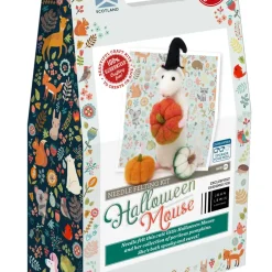 The Crafty Kit Co. Halloween Mouse Needle Felting Kit