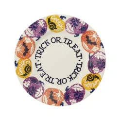 Emma Bridgewater Halloween Pumpkins Trick or Treat 8 1/2 Plate