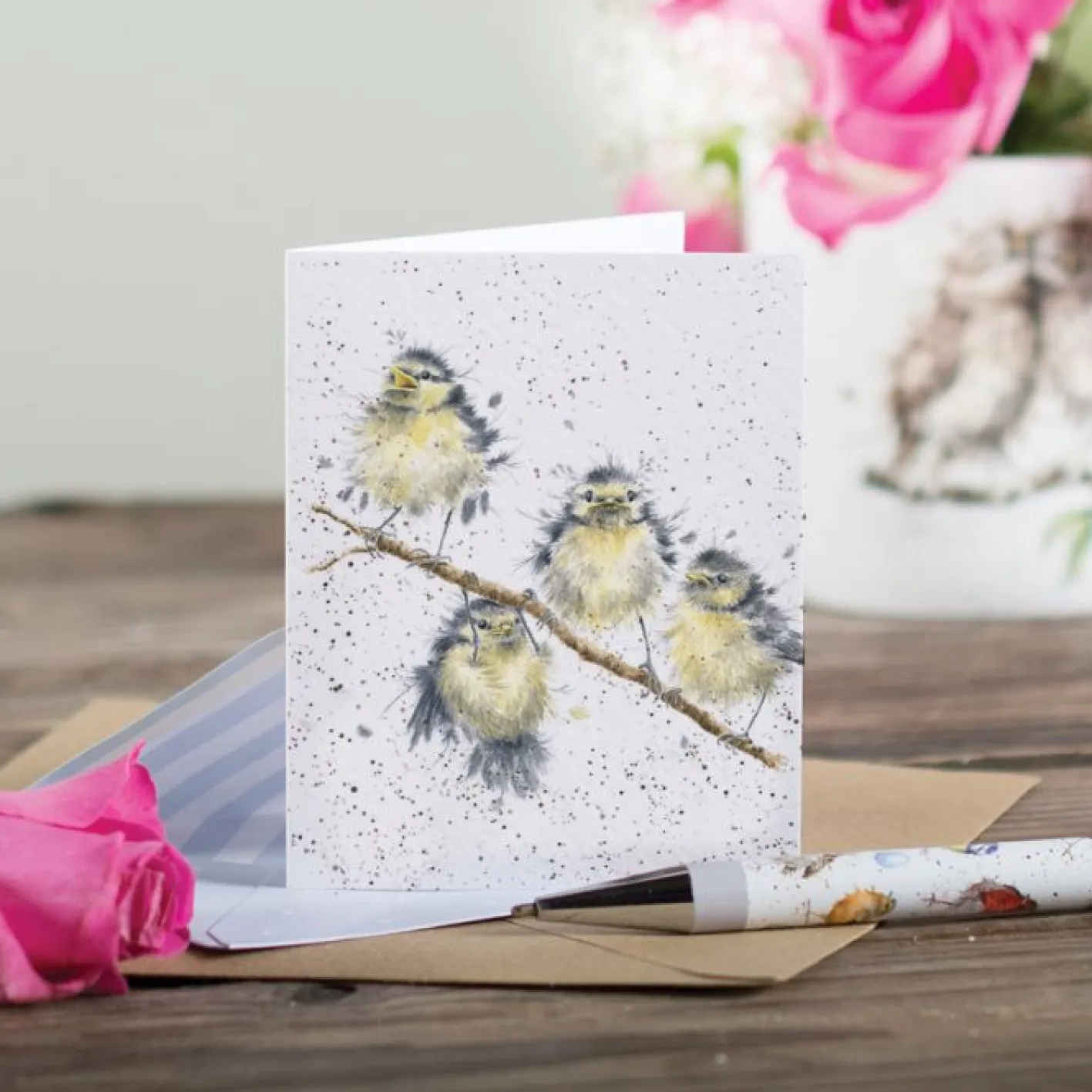 Wrendale Designs 'Hanging Out' Great Tit Enclosure Card