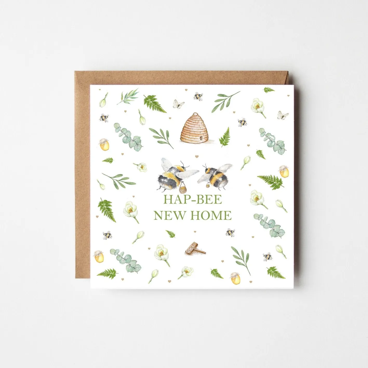 West Country Designs 'Hap-Bee New Home' Card