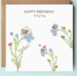 West Country Designs Happy Birthday Lovely Ladybird Card