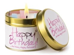 Lily-Flame Happy Birthday Scented Candle