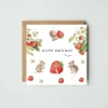 West Country Designs 'Happy Birthday' Strawberry Mice Card